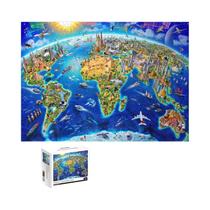 Quebra-cabeça De 1000 Peças Com Imagens De Monumentos Mundiais Para Adultos E Crianças, Decoração De Quebra-cabeça De 1000 Peças Com Imagens De Monumentos Mundiais Para Adultos E Crianças, Decoração De