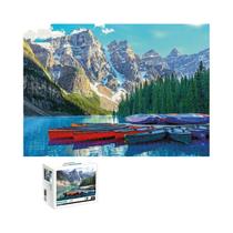 Quebra-Cabeça De 1000 Peças Do Lago Moraine Para Adultos, Decoração De Casa, Diversão Em Família, Quebra-Cabeça De 1000 Peças Do Lago Moraine Para Adultos, Decoração De Casa, Diversão Em Família,