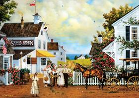 Quebra-cabeça de 300 peças Buffalo Games Charles Wysocki Fun Lovin' 54x38cm