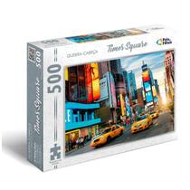Quebra cabeça de 500 peças colorido puzzle tema times square Quebra cabeça de 500 peças colorido puzzle tema times square