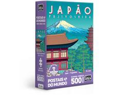 Quebra cabeça de 500 peças nano - Japão - Postais do mundo Quebra cabeça de 500 peças nano - Japão - Postais do mundo