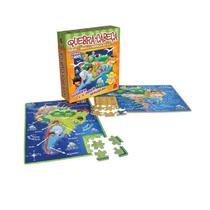 Quebra Cabeça De 80 Peças - Mapas (3131) - Algazarra Brinque