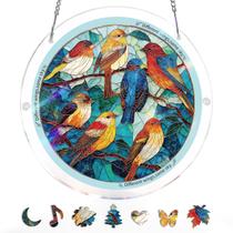 Quebra-cabeça de acrílico Suncatcher Window Hanging 83 peças Quebra-cabeça de acrílico Suncatcher Window Hanging 83 peças