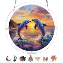 Quebra-cabeça de acrílico Suncatcher Window Hanging 83 peças Quebra-cabeça de acrílico Suncatcher Window Hanging 83 peças