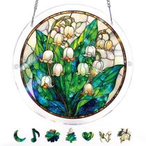 Quebra-cabeça de acrílico Suncatcher Window Hanging Secret Lily Valley Quebra-cabeça de acrílico Suncatcher Window Hanging Secret Lily Valley