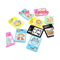 Quebra-Cabeça De Animais Em Miniatura Com 16 Grades, Jogo Deslizante Competitivo, Presente