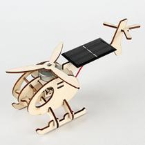 Quebra-Cabeça De Avião De Madeira 3D Movível Com Energia Solar, Kit De Montagem DIY, Brinquedo