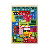 Quebra-Cabeça De Blocos De Madeira De Animais Para Crianças, Jogo De Tangram, Presente Para O Dia