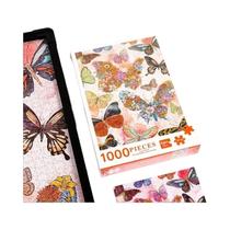Quebra-Cabeça De Borboleta 70x50cm 1000 Peças Design Vibrante Em Aquarela Para Adultos Arte Quebra-Cabeça De Borboleta 70x50cm 1000 Peças Design Vibrante Em Aquarela Para Adultos Arte