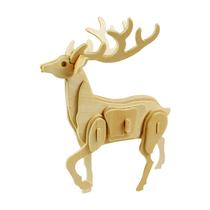 Quebra-cabeça de brinquedo educativo 3D Wood DIY para crianças e adultos