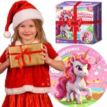 Quebra-cabeça de chão ZIZZ Unicorn 70 peças para meninas de 3 a 8 anos