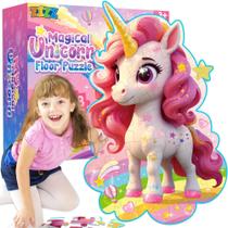 Quebra-Cabeça de Chão ZIZZ Unicornio 48 Peças - Infantil (4 a 8 anos)