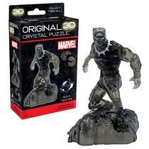 Quebra-cabeça de cristal 3D Bepuzzled Marvel Black Panther Super Hero Quebra-cabeça de cristal 3D Bepuzzled Marvel Black Panther Super Hero
