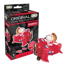Quebra-cabeça de cristal 3D Bepuzzled Peanuts Snoopy Flying Ace