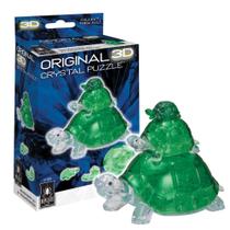 Quebra-cabeça de cristal 3D Bepuzzled Turtles Green Age 12+ Quebra-cabeça de cristal 3D Bepuzzled Turtles Green Age 12+