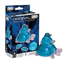 Quebra-cabeça de cristal 3D Bepuzzled Turtles Standard Original Blue Quebra-cabeça de cristal 3D Bepuzzled Turtles Standard Original Blue