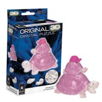 Quebra-cabeça de cristal 3D Bepuzzled Turtles Standard Original Pink