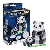 Quebra-cabeça de cristal 3D: confunda panda e bebê por mais de 12 anos