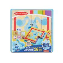 Quebra-Cabeça de Cubos de Madeira Melissa & Doug Blue's Clues & You! - 16 Peças Quebra-Cabeça de Cubos de Madeira Melissa & Doug Blue's Clues & You! - 16 Peças