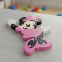Quebra Cabeça De Encaixe 3d Madeira Alfanumérico 26pç MDF Mickey Minnie Inteligência Educativo Quebra Cabeça De Encaixe 3d Madeira Alfanumérico 26pç MDF Mickey Minnie Inteligência Educativo