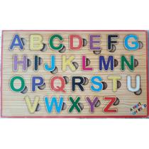 Quebra cabeça de encaixe alfabeto