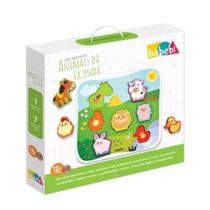 Quebra-Cabeça de Encaixe Animais da Fazenda