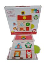 Quebra-Cabeça De Encaixe Cores E Formas