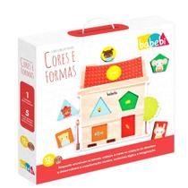 Quebra-Cabeça de Encaixe Cores e Formas