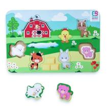Quebra Cabeça De Encaixe Fazenda E Seus Bichos Quebra Cabeça De Encaixe Fazenda E Seus Bichos