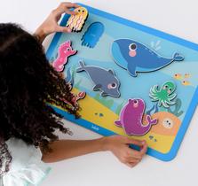 Quebra-cabeça de encaixe fundo do mar