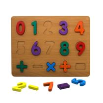 Quebra-Cabeça de Encaixe Números Spider Import