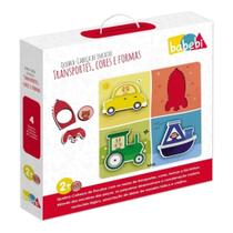 Quebra-cabeça de Encaixe - Transportes, Cores e Formas - Brinquedo Educativo da Babebi Quebra-cabeça de Encaixe - Transportes, Cores e Formas - Brinquedo Educativo da Babebi