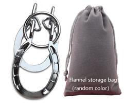 Quebra-Cabeça de Ferradura SHUYUE - Brinquedo Clássico de Metal