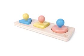 Quebra-Cabeça de Formas com Espelho Hape Montessori - Brinquedo Sensorial Educacional Quebra-Cabeça de Formas com Espelho Hape Montessori - Brinquedo Sensorial Educacional