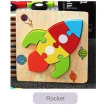 Quebra-Cabeça De Madeira 3d Em Forma De Tangram/Desenho Animal/Intelligence/Child/Educational