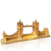 Quebra-cabeça de madeira 3D Hallisun England London Bridge 61cm