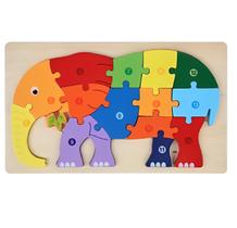 Quebra-Cabeça De Madeira 3d Infantil Educativo Lúdico Quebra-Cabeça De Madeira 3d Infantil Educativo Lúdico