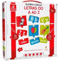 QUEBRA-CABEÇA de Madeira 78 Peças Letras do a AO Z Brincadeira de Criança QUEBRA-CABEÇA de Madeira 78 Peças Letras do a AO Z Brincadeira de Criança