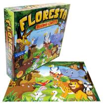 Quebra Cabeça De Madeira Animais Da Floresta 30 Peças