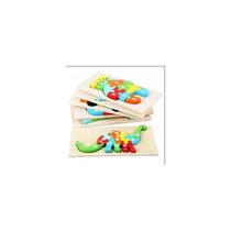 Quebra-cabeça de madeira Animal de 10 peças para crianças - Oferta de quebra-cabeça