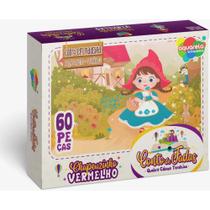 QUEBRA-CABEÇA de Madeira Chapeuzinho Vermelho 60 Peças QUEBRA-CABEÇA de Madeira Chapeuzinho Vermelho 60 Peças