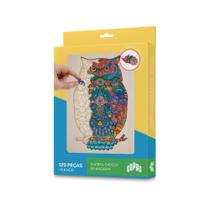 Quebra-Cabeça de Madeira Coruja 129 Peças - Copag