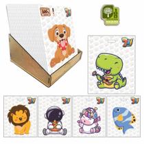 QUEBRA-CABEÇA de Madeira Formas - Modelos Sortidos Display com 24 Peças