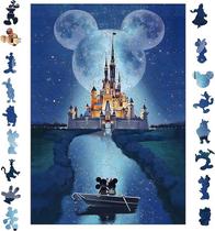 Quebra-cabeça de madeira genérico de 200 peças em forma de animal irregular