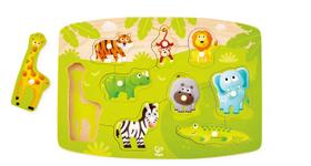 Quebra-Cabeça de Madeira Hape Jungle para Bebês (10+ Meses)