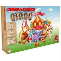 Quebra Cabeça De Madeira Infantil Circo 9 peças - COLUNA