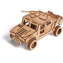 QUEBRA-CABEÇA de Madeira Jipe Hummer 3D 69 Peças