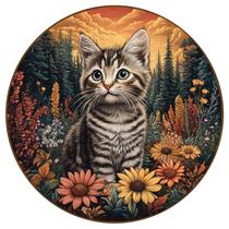 Quebra-cabeça de madeira jiroinlly 500 peças 3D Cat Pet para adultos