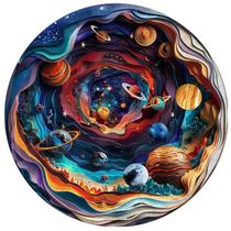 Quebra-cabeça de madeira Jollitot 3D Vision 200 peças para adultos Quebra-cabeça de madeira Jollitot 3D Vision 200 peças para adultos