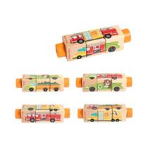 Quebra-Cabeça De Madeira Montessori Para Bebês Com Sino Rotativo Brinquedo Musical Para Presente De Quebra-Cabeça De Madeira Montessori Para Bebês Com Sino Rotativo Brinquedo Musical Para Presente De